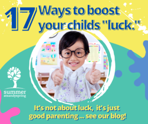 17 Ways to Boost Child's Luck